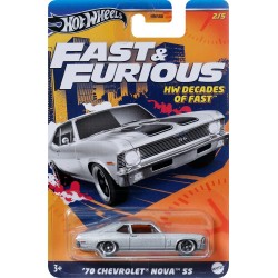 Mattel Hot Wheels Fast and Furious 70 Chevrolet Nova SS HNR88 / HRW42 194735187331