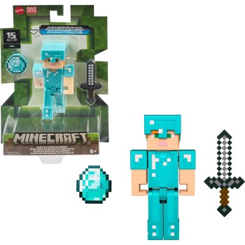 Mattel Minecraft 8 Εκ. Alex In Diamond Armor GTP08 / HTN09 194735194421