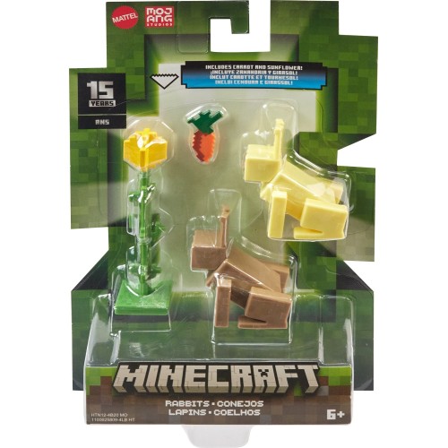 Mattel Minecraft 8 Εκ. Rabbits GTP08 / HTN12 194735194445