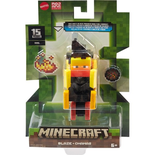 Mattel Minecraft 3.25 Core Figure Blaze GTP08 / HTL81 194735193691
