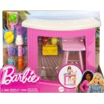 Mattel Barbie Καλοκαιρινά Έπιπλα Σμούθι Μπαρ HPT51 / HPT54 194735167296