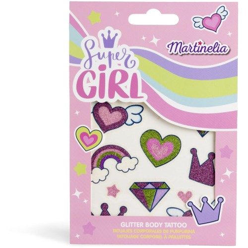 martinelia Supergirl Glitter Body Tattoo LL-68022 8436609393304
