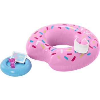 Mattel Barbie Poolside Playset Donut Floatie Chairs HPT51 / HPT52 194735167289