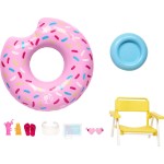 Mattel Barbie Καλοκαιρινά Έπιπλα Φουσκωτό Ντόνατς HPT51 / HPT52 194735167289