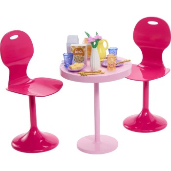 Mattel Barbie Καλοκαιρινά Έπιπλα Τραπέζι Με Τραπέζες HPT51 / HPT53 194735167319
