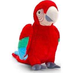 Keel Toys Keel Eco Large 30cm Red Parrot SE1469 5027148014695
