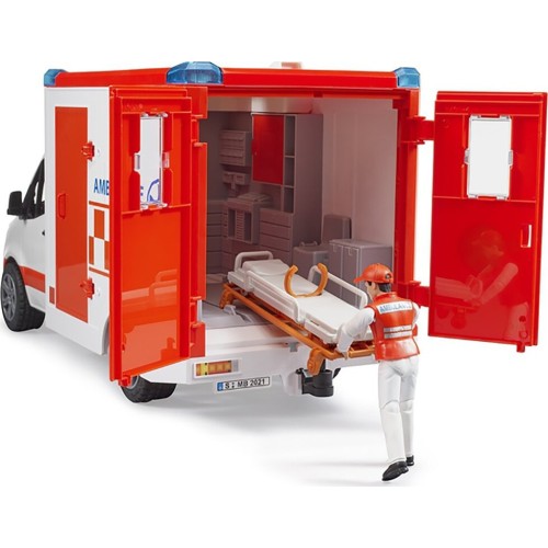Mercedes Sprinter Ambulance With Rescuer - Bruder BR002676 4001702026769