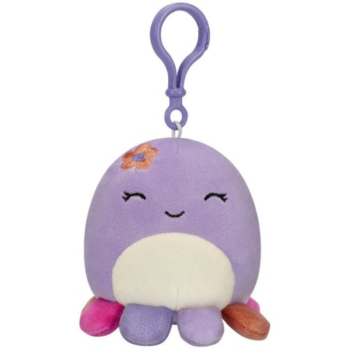 Kelly Toy Squishmallows- Λούτρινα Μπρελόκ 9Cm - Beula Purple Octopus Το Χταπόδι JWSQ0206 196566406919
