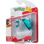 Jazwares Pokemon Pkw3145 Pokemon Clip 'N' Go Horsea Includes 2-inch Battle Figure and Net Ball Zubehor, Multi-color JW095057 191