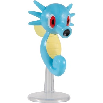 Jazwares Pokemon Pkw3145 Pokemon Clip 'N' Go Horsea Includes 2-inch Battle Figure and Net Ball Zubehor, Multi-color JW095057 191