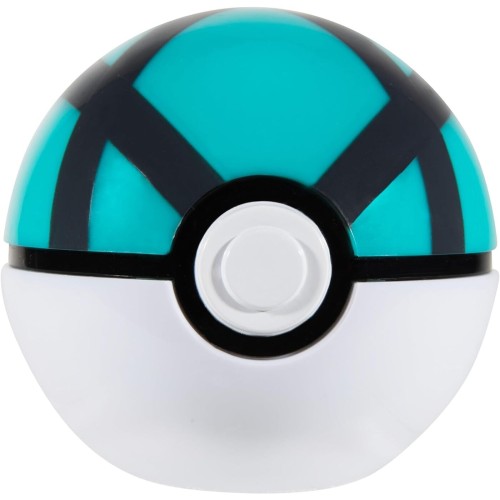 Jazwares Pokemon Pkw3145 Pokemon Clip 'N' Go Horsea Περιλαμβάνει Battle Figure 2 Ιντσών και Net Ball Zubehor, Πολύχρωμο JW095057