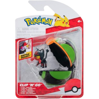 Jazwares Pokemon Pkw3147 Pokemon Clip 'N' Go Altludes 2-inch Battle Figure and Dusk Ball Accessories, Multi-Color JW095057 19172