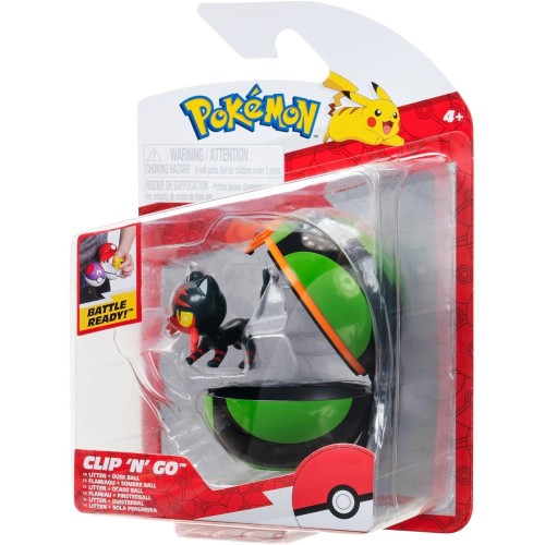 Jazwares Pokemon Pkw3147 Pokemon Clip 'N' Go Altludes 2-inch Battle Figure and Dusk Ball Accessories, Multi-Color JW095057 19172