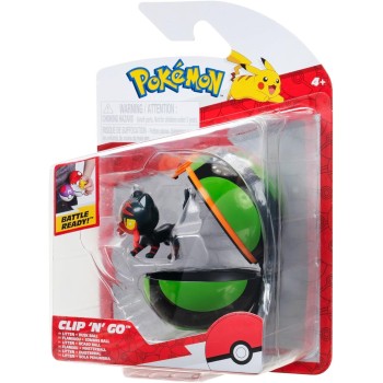 Jazwares Pokemon Pkw3147 Pokemon Clip 'N' Go Altludes 2 Ιντσών Battle Figure and Dusk Ball Αξεσουάρ, Πολύχρωμα JW095057 19172648