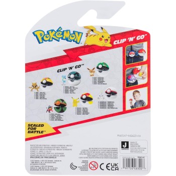 Jazwares Pokemon Pkw3147 Pokemon Clip 'N' Go Altludes 2-inch Battle Figure and Dusk Ball Accessories, Multi-Color JW095057 19172