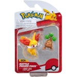 Jazwares Pokemon Battle Figure Fennekin UND Bonsly JW095007 191726480914