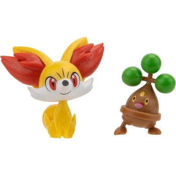 Jazwares Pokemon Battle Figure Fennekin UND Bonsly JW095007 191726480914