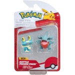 Jazwares Pokemon Battle Figure Gible UND Froakie JW095007 191726480921