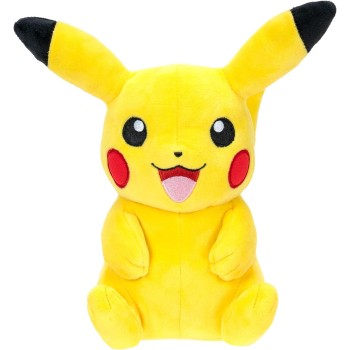 Jazwares Pokemon PKW3457-20cm Plsch - Pikachu, official Plsch JW003403 191726515302