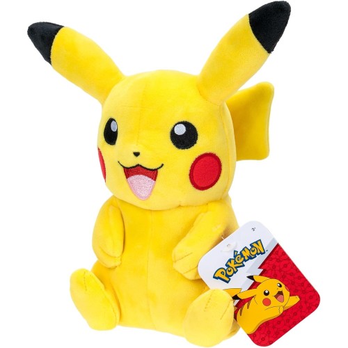 Jazwares Pokemon PKW3457-20cm Plsch - Pikachu, official Plsch JW003403 191726515302