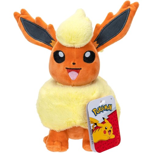Jazwares Pokemon Pkw3406-20 cm Plsch - Flamara, Επίσημο Plsch JW095217-W21 191726507222