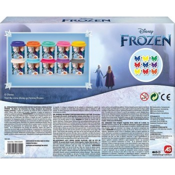 As company AS Plasticine Disney Frozen Box With 10 Jars And Lids Molds 500gr For 3+ Years 1045-03610 5203068036102