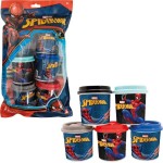 As company AS Plasticine Marvel Spiderman Bag With 5 Jars And Lids Molds 570gr For 3+ Years 1045-03609 5203068036096