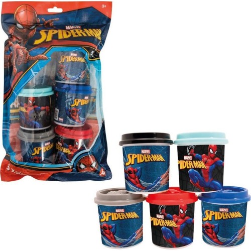 As company AS Plasticine Marvel Spiderman Bag With 5 Jars And Lids Molds 570gr For 3+ Years 1045-03609 5203068036096