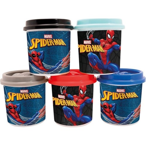 As company AS Plasticine Marvel Spiderman Bag With 5 Jars And Lids Molds 570gr For 3+ Years 1045-03609 5203068036096