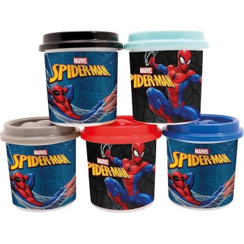As company AS Plasticine Marvel Spiderman Bag With 5 Jars And Lids Molds 570gr For 3+ Years 1045-03609 5203068036096