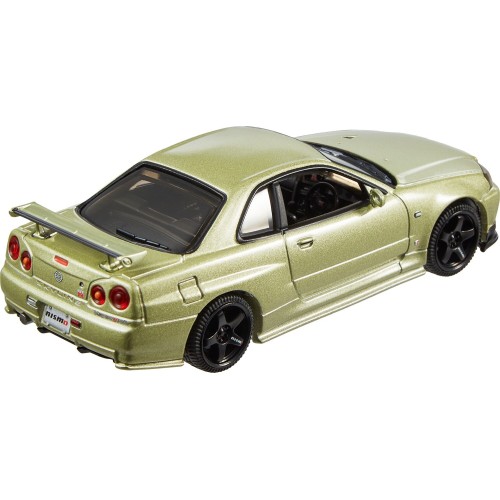 Mattel Hot Wheels Premium 1:43rd Nissan Skyline Gt-r bnr34 V Spec With Nismo Parts Vehicle HMD41 / HMD47 194735124800