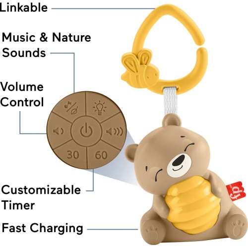 Mattel Fisher-Price Αρκουδάκι Με Ήχους Και Φώτα HRB18 194735171422