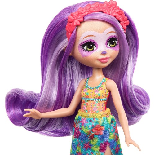 Mattel Enchantimals Sunshine Beach Sabindra Sloth and Tang Doll FNH22 / HRX82 194735188192