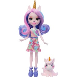 Mattel Enchantimals Sunshine Beach Ulia Unicorn and Pacifica Doll FNH22 / HRX84 194735188253
