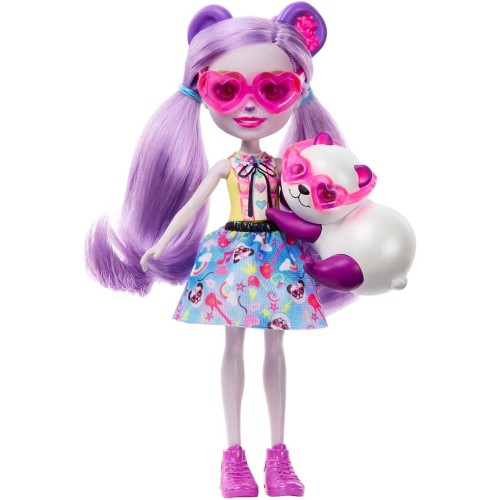 Mattel Enchantimals Glam Party Pemma Panda Doll FNH22 / HNT58 194735149285