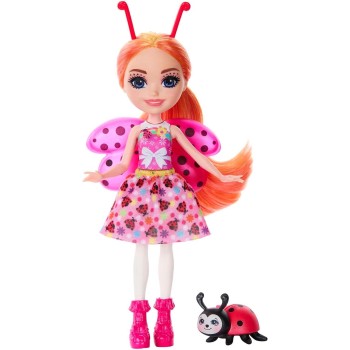 Mattel Enchantimals Glam Party Ladonna Ladybug Doll FNH22 / HNT57 194735149315