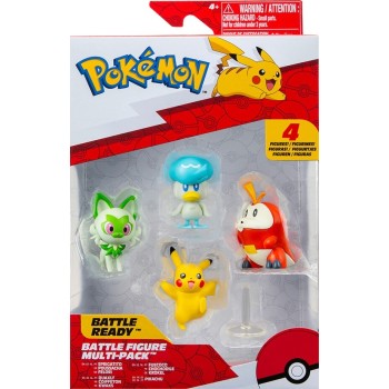 Pokemon Φιγούρες 4 τεμ First Partner Generation IX – Jazwares  JW003402 191726507185