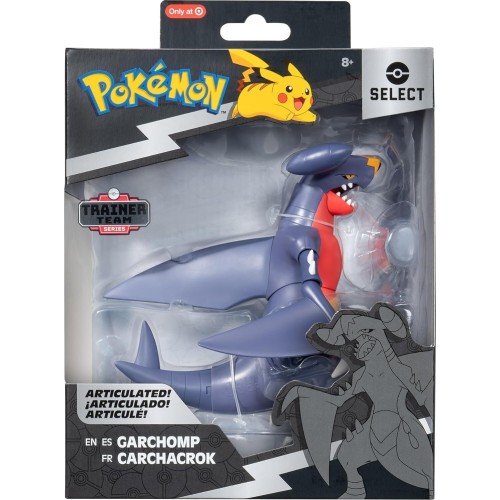 Jazwares Pokemon Garchomp Φιγούρα 15Cm Με Αυθεντικές Λεπτομέρειες JW002406 191726483595