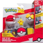 Jazwares Pokemon PKW - Clip N Go Poke Ball Belt Set poke Ball, Level Ball and Pikachu 6 W14 JW095283 / PKW3162 191726483151