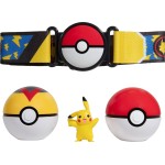 Jazwares Pokemon PKW - Ζώνη Clip N Go Poke Belt Ball Set Poke Ball, Level Ball And Pikachu 6 W14 JW095283 / PKW3162 191726483151