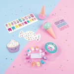 Make It Real Nail Candy Set - DIY Nail Art Kit, Vanilla Scented Nail Polish, Manicure & Design Sweet Nails, Tweens, Girls & Kids