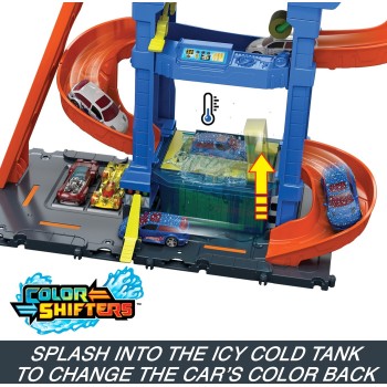 Mattel Hot Wheels City Tunnel Twist Car Wash HTN80 194735195114
