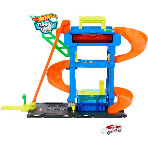 Mattel Hot Wheels City Tunnel Twist Car Wash HTN80 194735195114