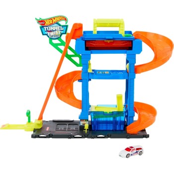 Mattel Hot Wheels City Tunnel Twist Car Wash HTN80 194735195114