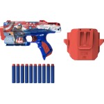 Hasbro Nerf Marvel Captain America Dart Blaster, 10 Elite Darts F9717 5010996238856