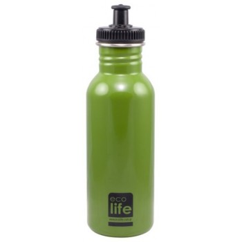 eco life Ecolife Μεταλλικό Μπουκάλι 600Ml Πράσινο 33-BO-1004 5208009000112