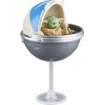 Hasbro Star Wars wars epic hero series grogu 1-inch-tall action figure and hover pram, toys for 4 year old boys and girls F9405 