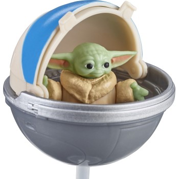Hasbro Star Wars wars epic hero series grogu 1-inch-tall action figure and hover pram, toys for 4 year old boys and girls F9405 
