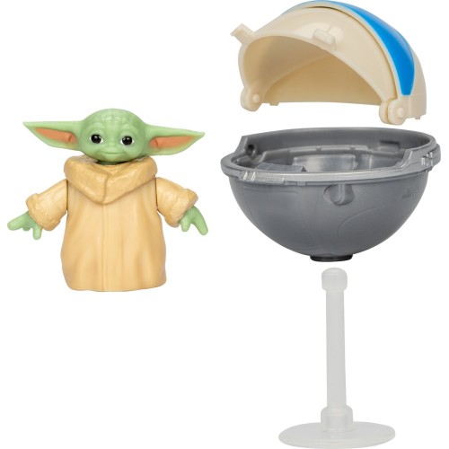 Hasbro Star Wars wars epic hero series grogu 1-inch-tall action figure and hover pram, toys for 4 year old boys and girls F9405 