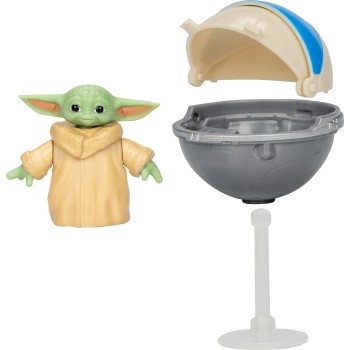 Hasbro Star Wars wars epic hero series grogu 1-inch-tall action figure and hover pram, toys for 4 year old boys and girls F9405 